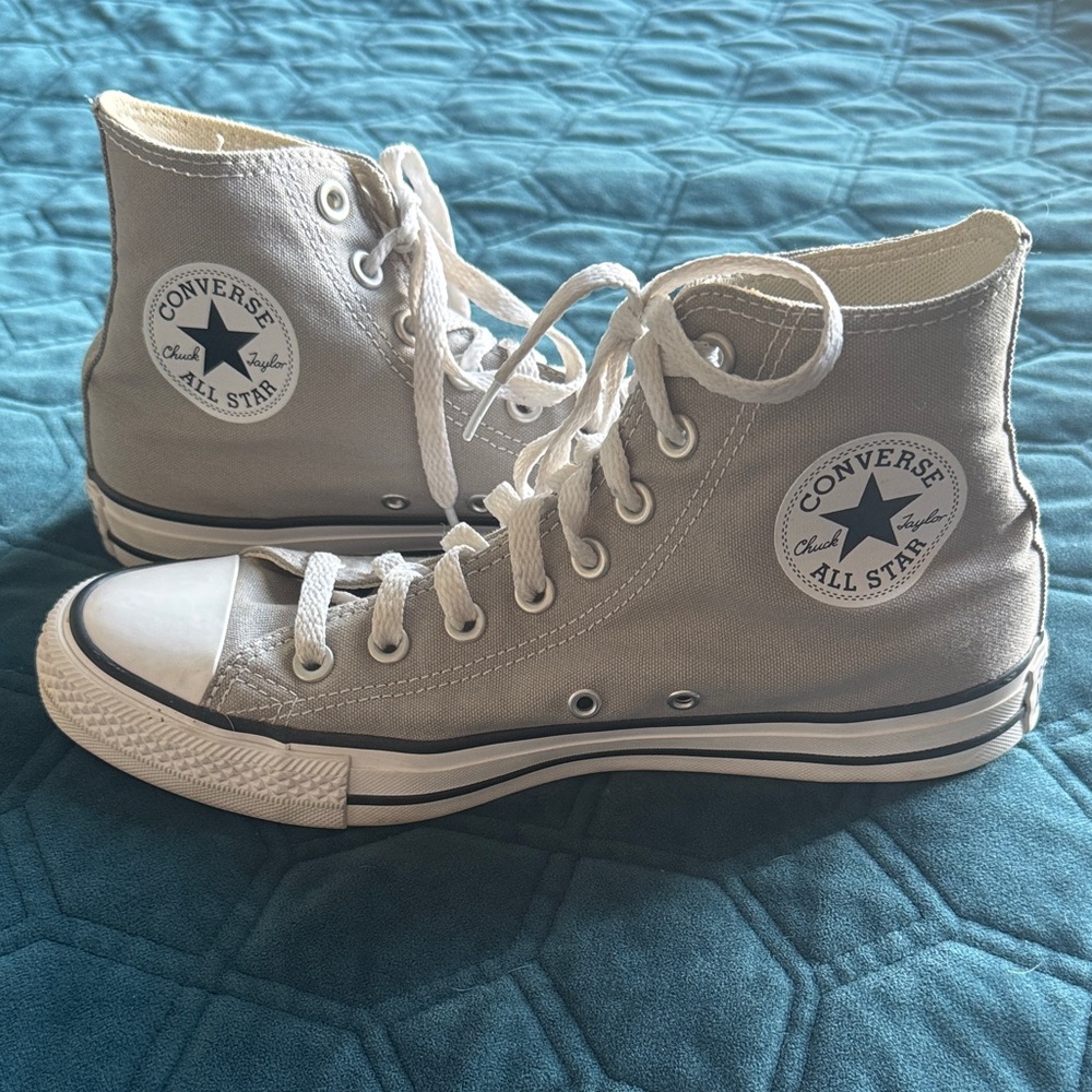 Converse Gray High-Top Sneakers